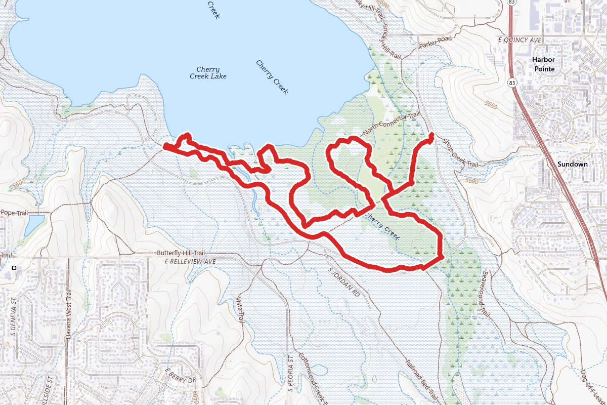 Wetland and Cherry Creek Trail Loop