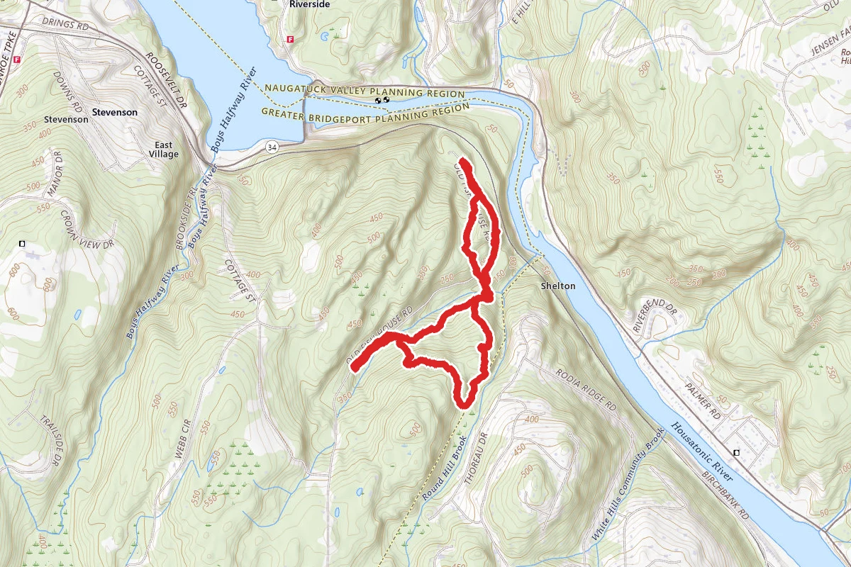 Webb Mountain Yellow, Orange and Red Loop