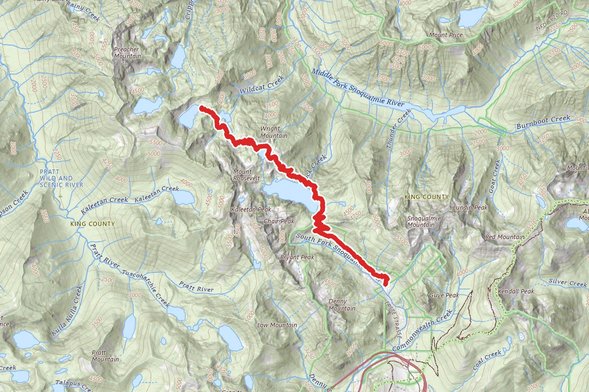 Snow Lake, Gem Lake, Upper Wildcat Lake