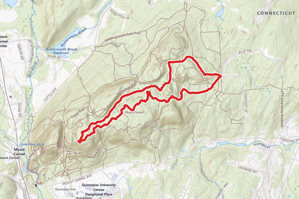 Green Trail and Orange Trail Loop