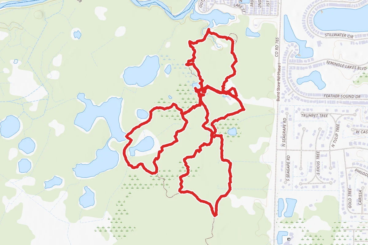 Eagle Point, Three Lakes, Chet Lewis Trails