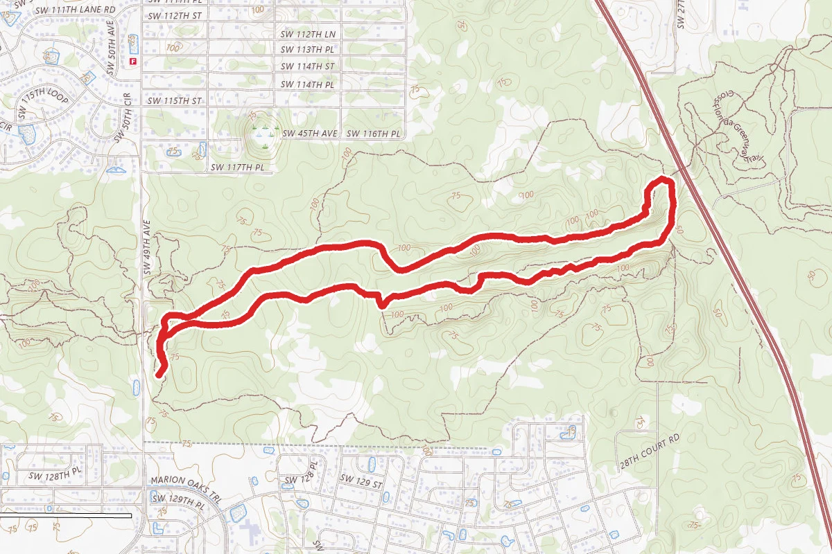 Marjorie Harris Carr East from 49th Avenue Trailhead