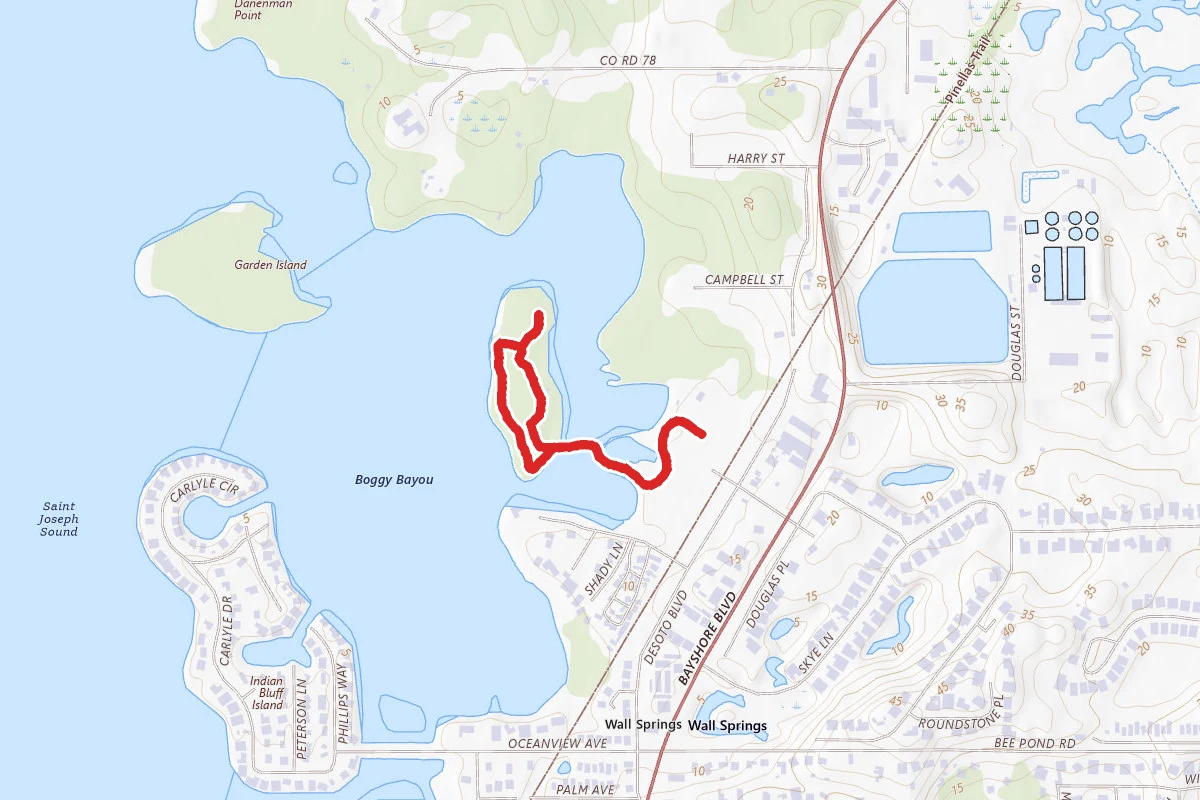 Pinellas Trail at Wall Springs Park