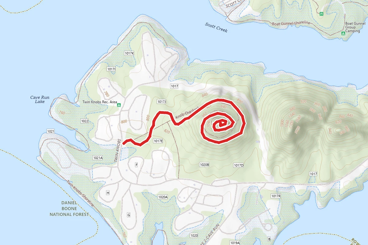 Twin Knobs Trail