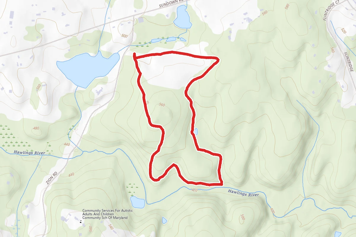 Rachel Carson Greenway to Fox Meadow Loop