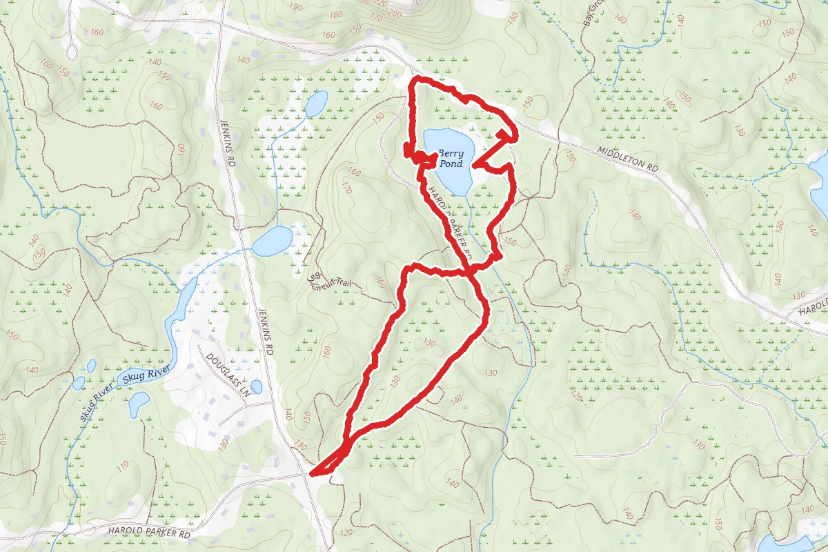 Berry Pond via Heart Healthy Trail