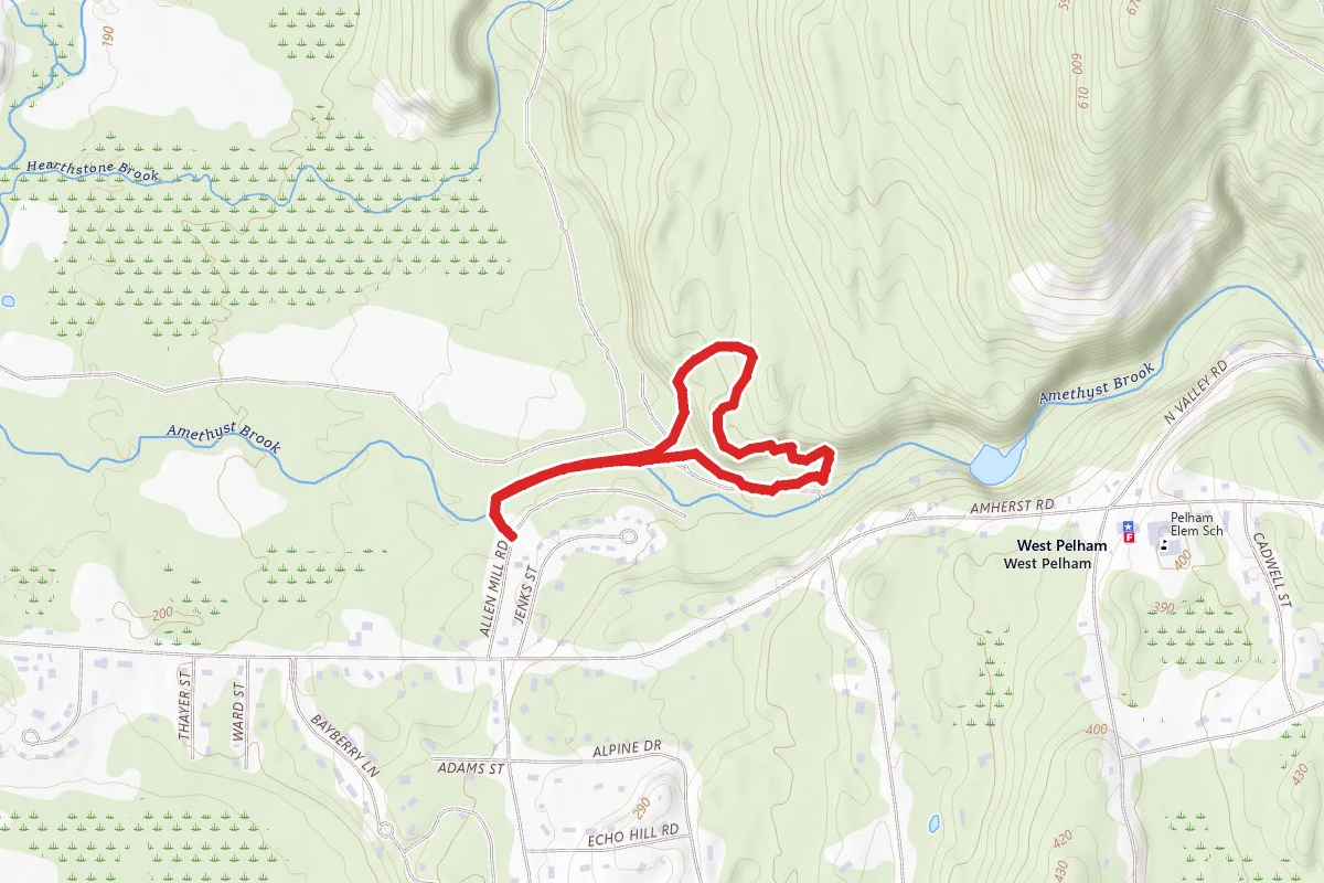 Robert Frost Trail to Dorie Goldman Trail Loop