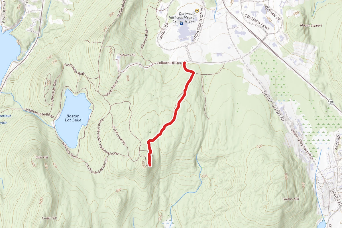Burnt Mountain via Westline Trail