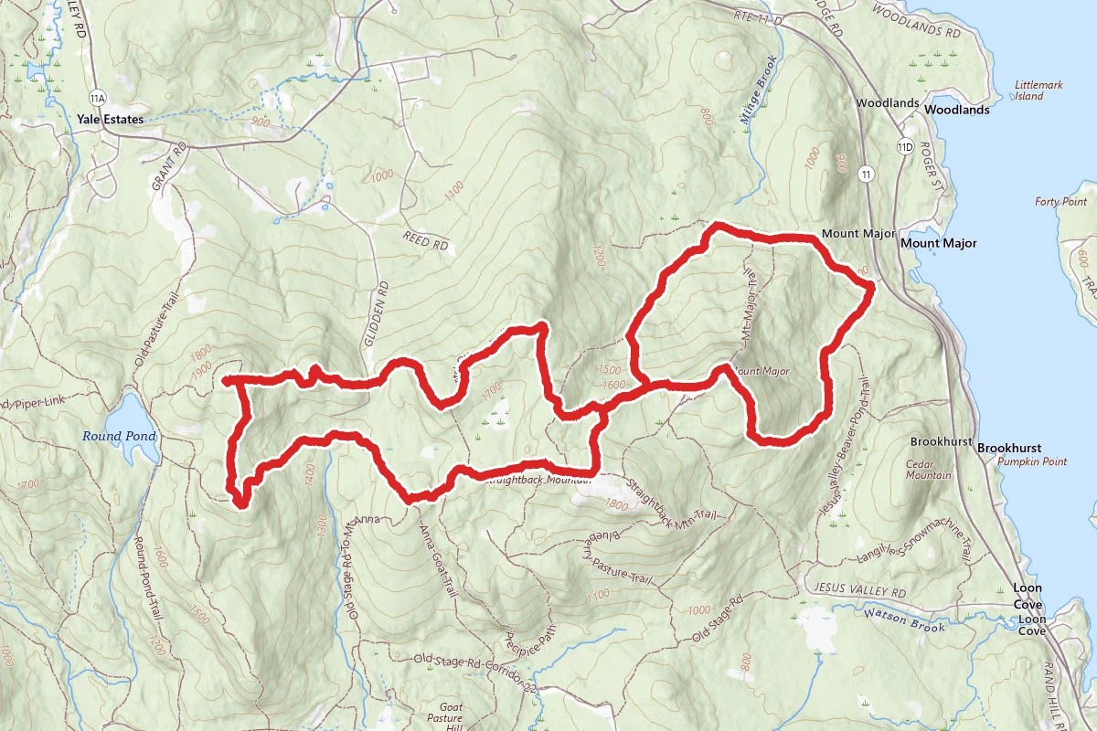 Circuit of Eastern Belknap Range