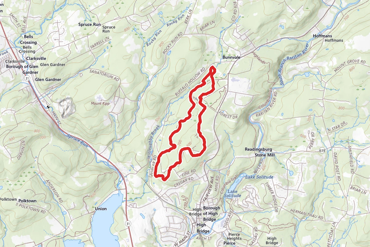 Voorhees State Park Loop