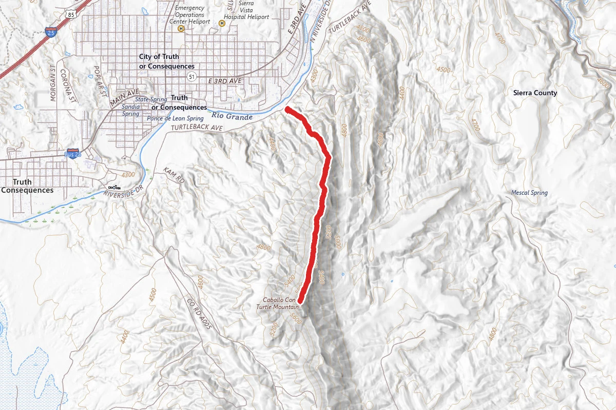 Caballo Cone (Turtleback Mountain)