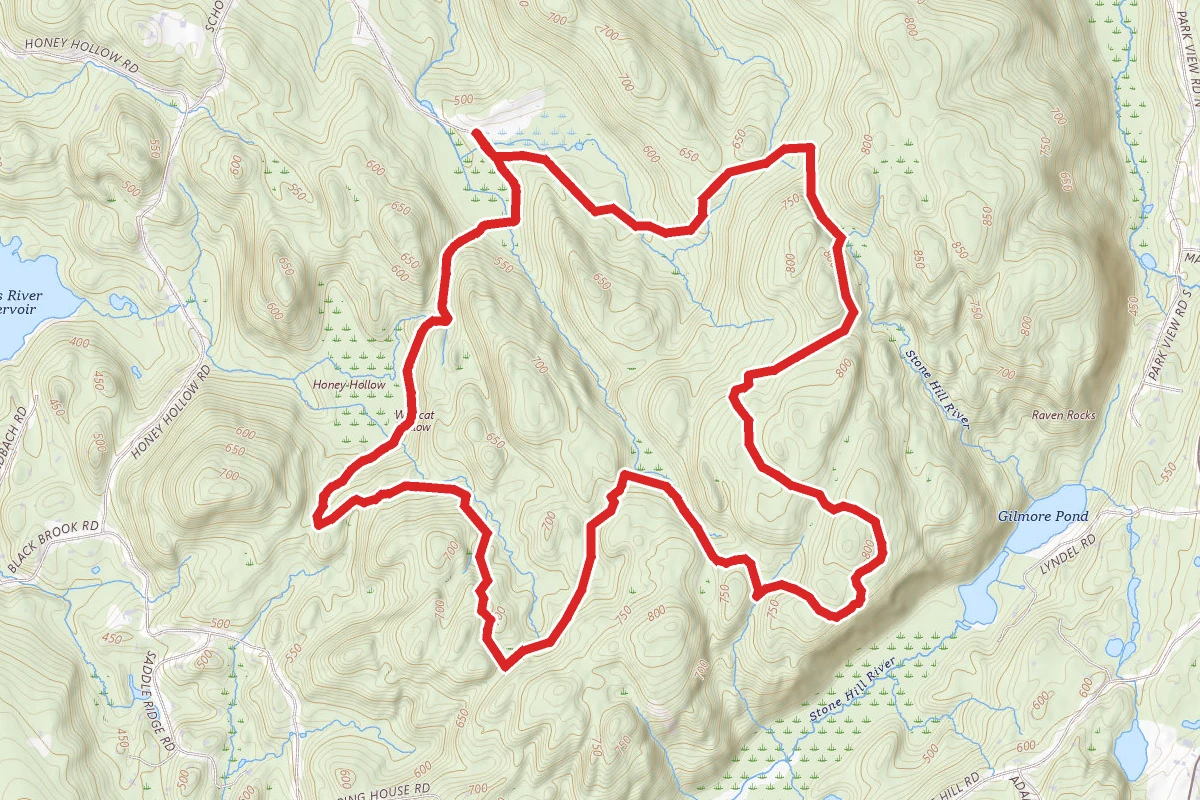 Ward Pound Ridge Red Loop Trail