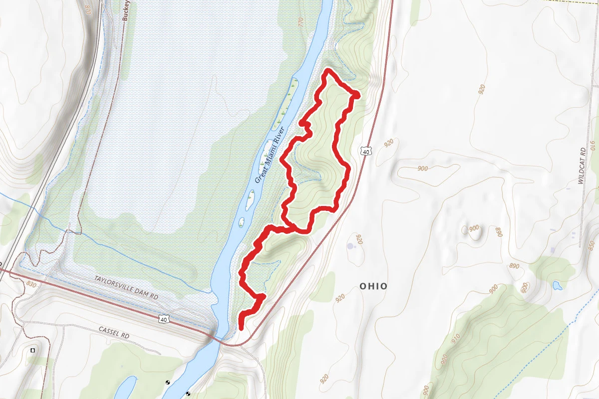 Taylorsville Metropark Yellow Trail