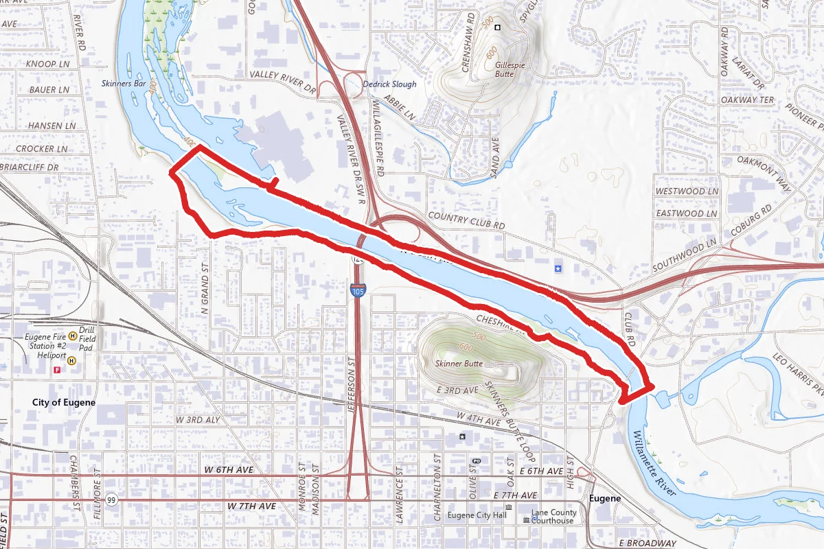 North Bank and South Bank Path Loop