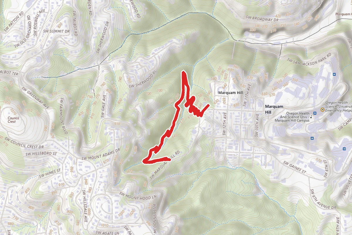 Upper Marquam Hill Trail