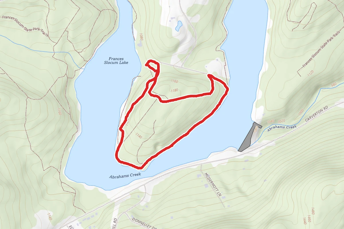 Francis Slocum Lake Shore Trail