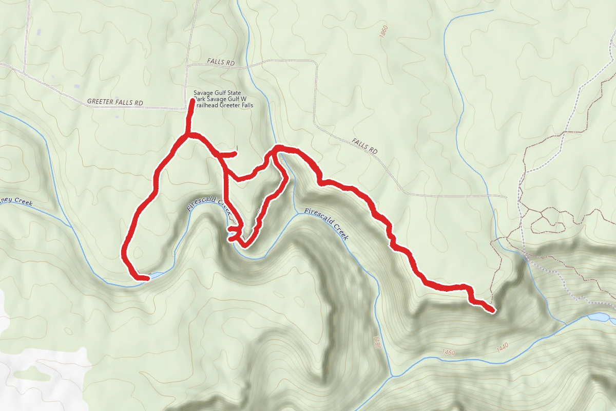 Blue Hole, Greeter Falls Loop, and Greeter Trail