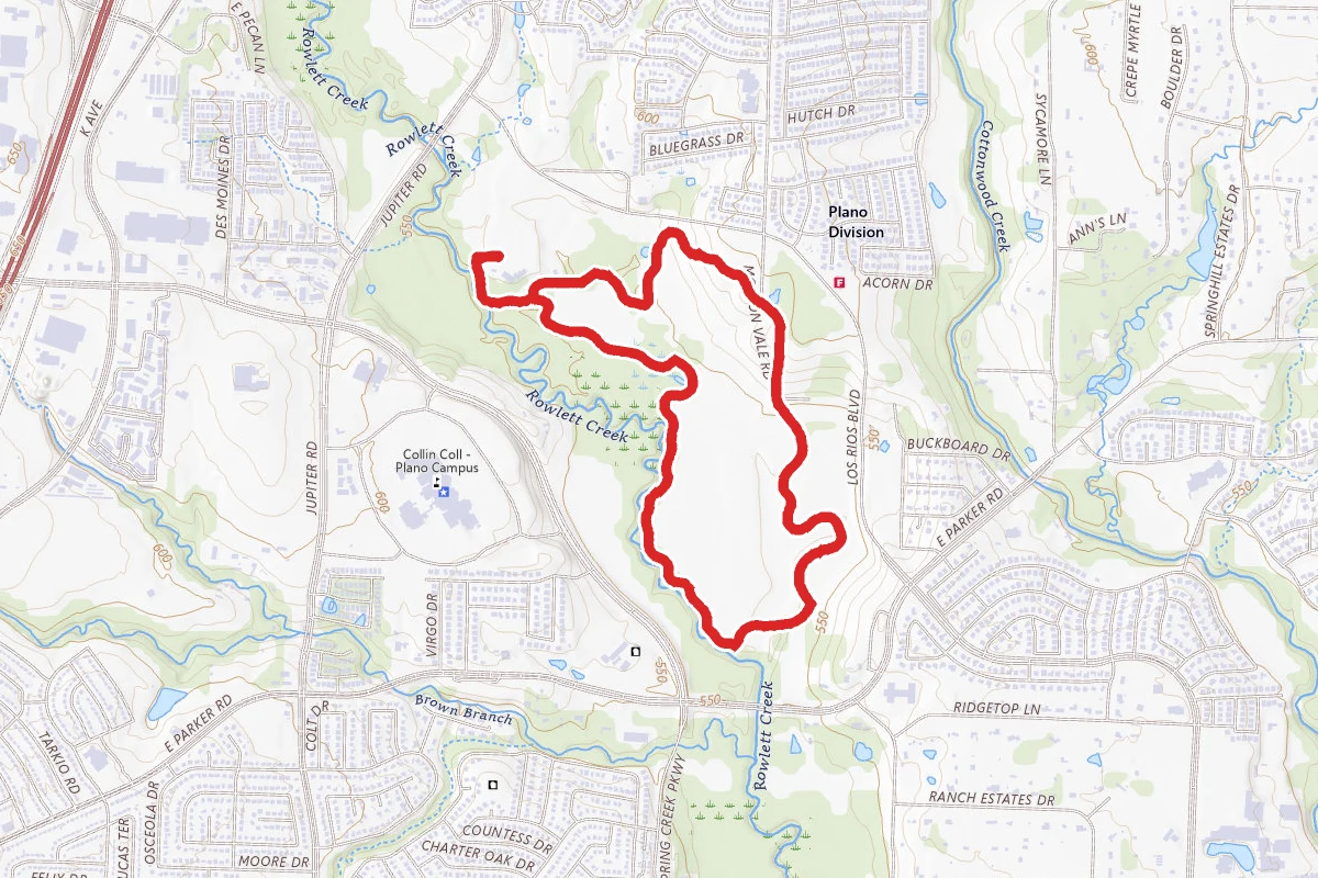 Oak Point Equestrian Area and Lake View Trail Loop