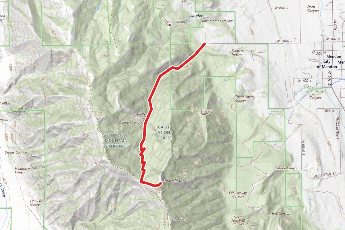 Mendon Peak Trail