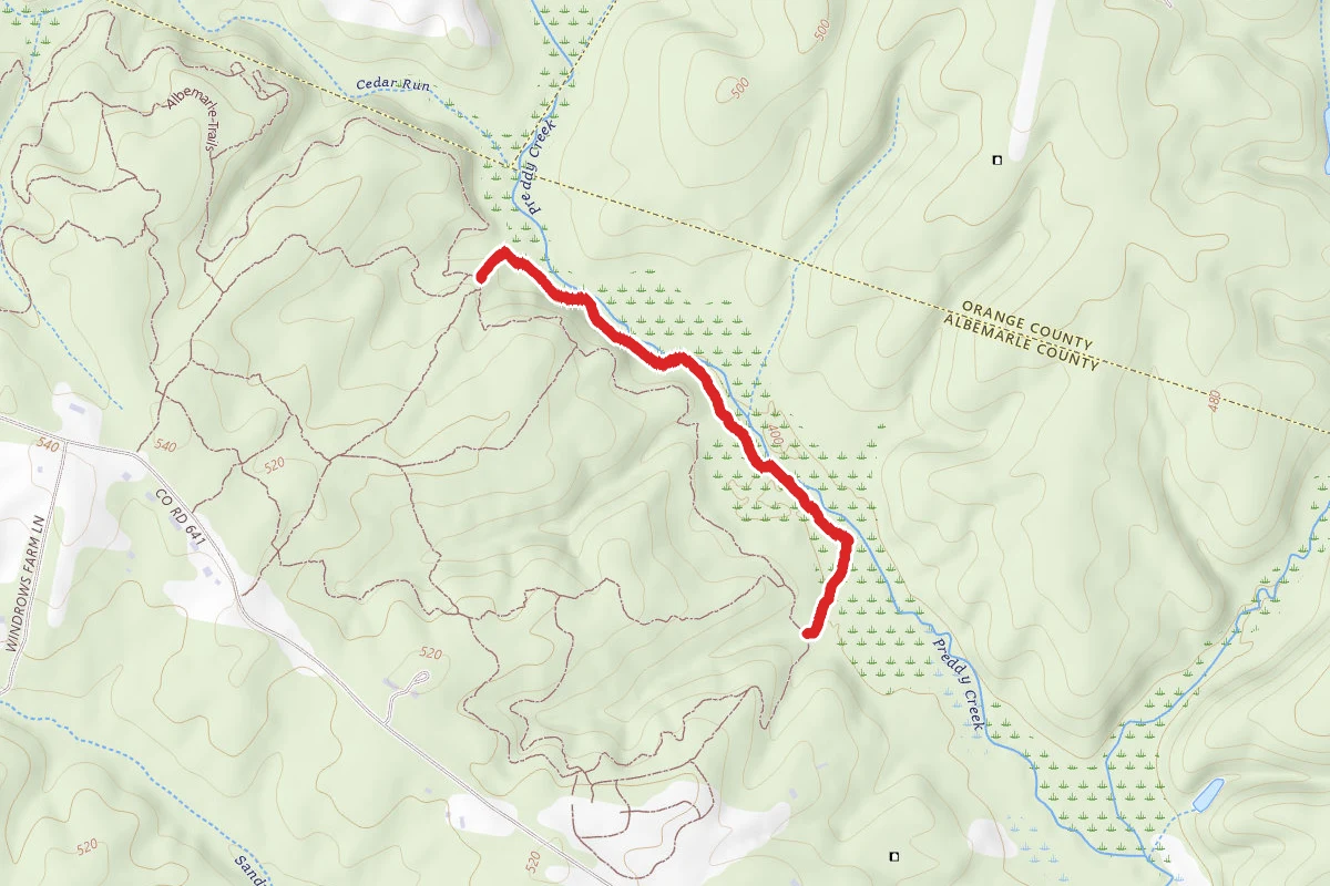 Goldenrod, Creekside and Mundy Place Trail Loop