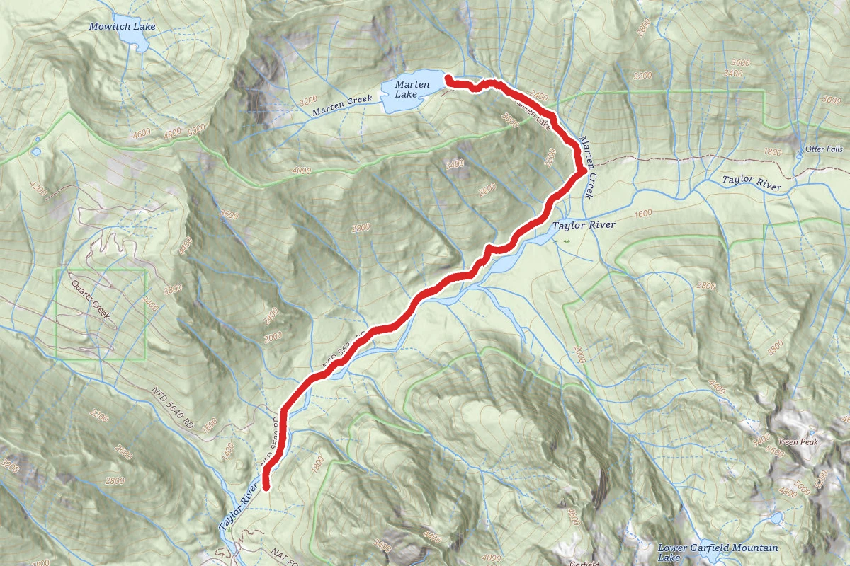 Marten Lake Trail