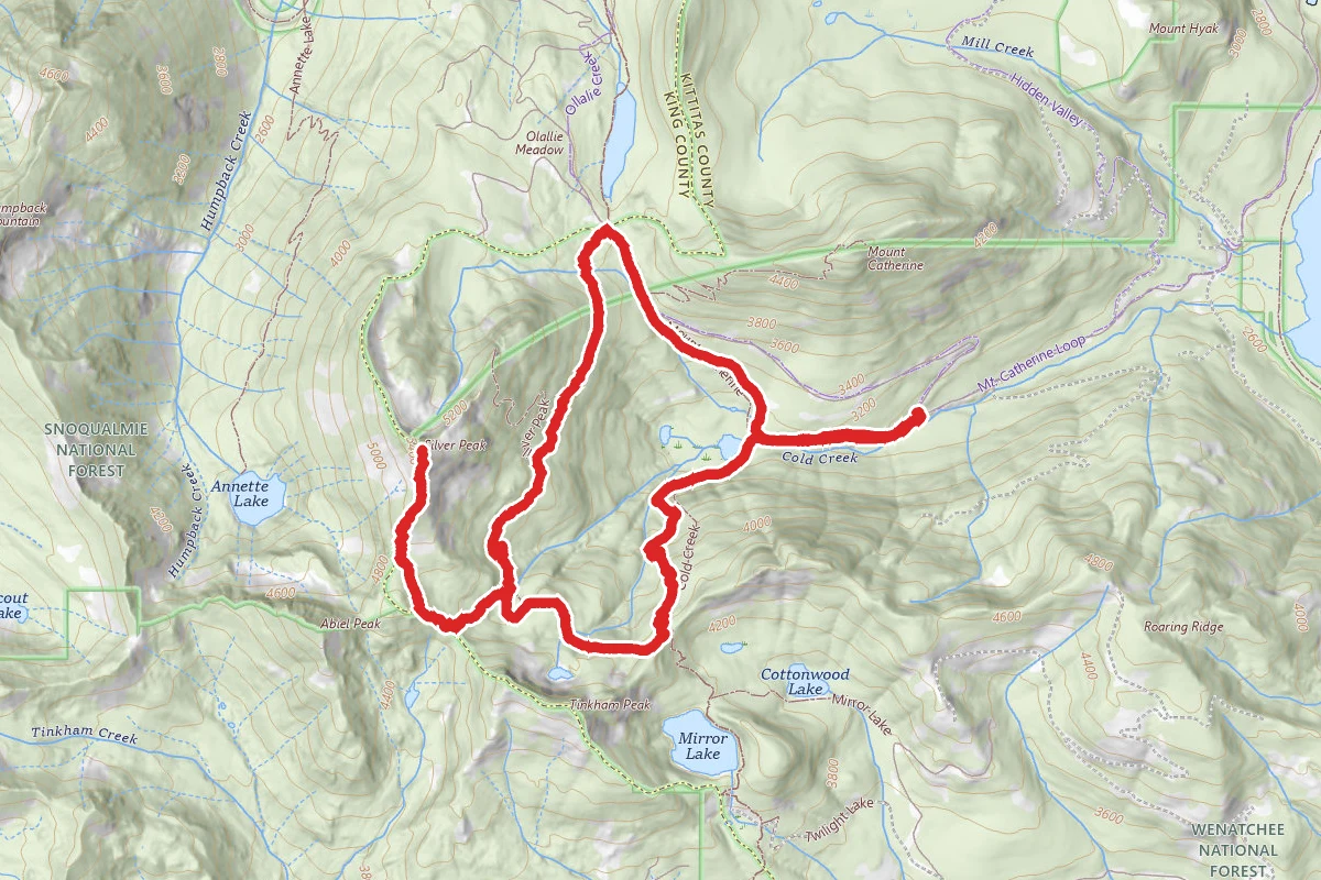 Silver Peak via Cold Creek and Pacific Crest Trail