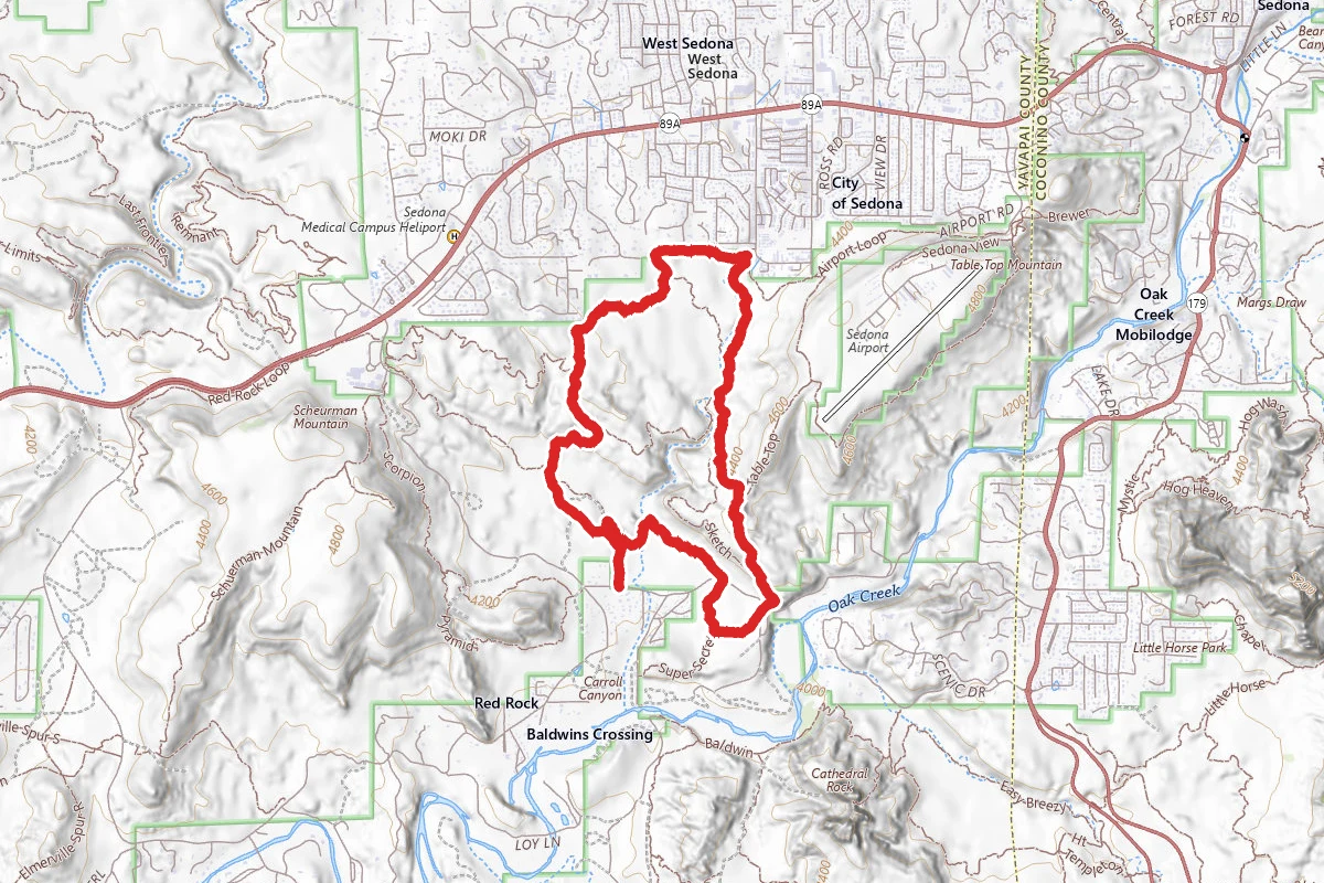 Old Post and Ridge Trail Loop