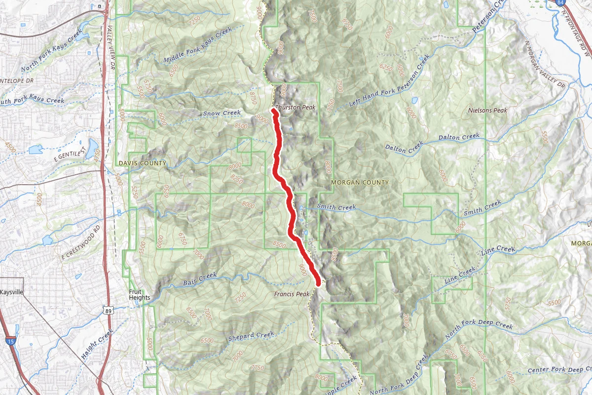 Thurston Peak via Francis Peak Road