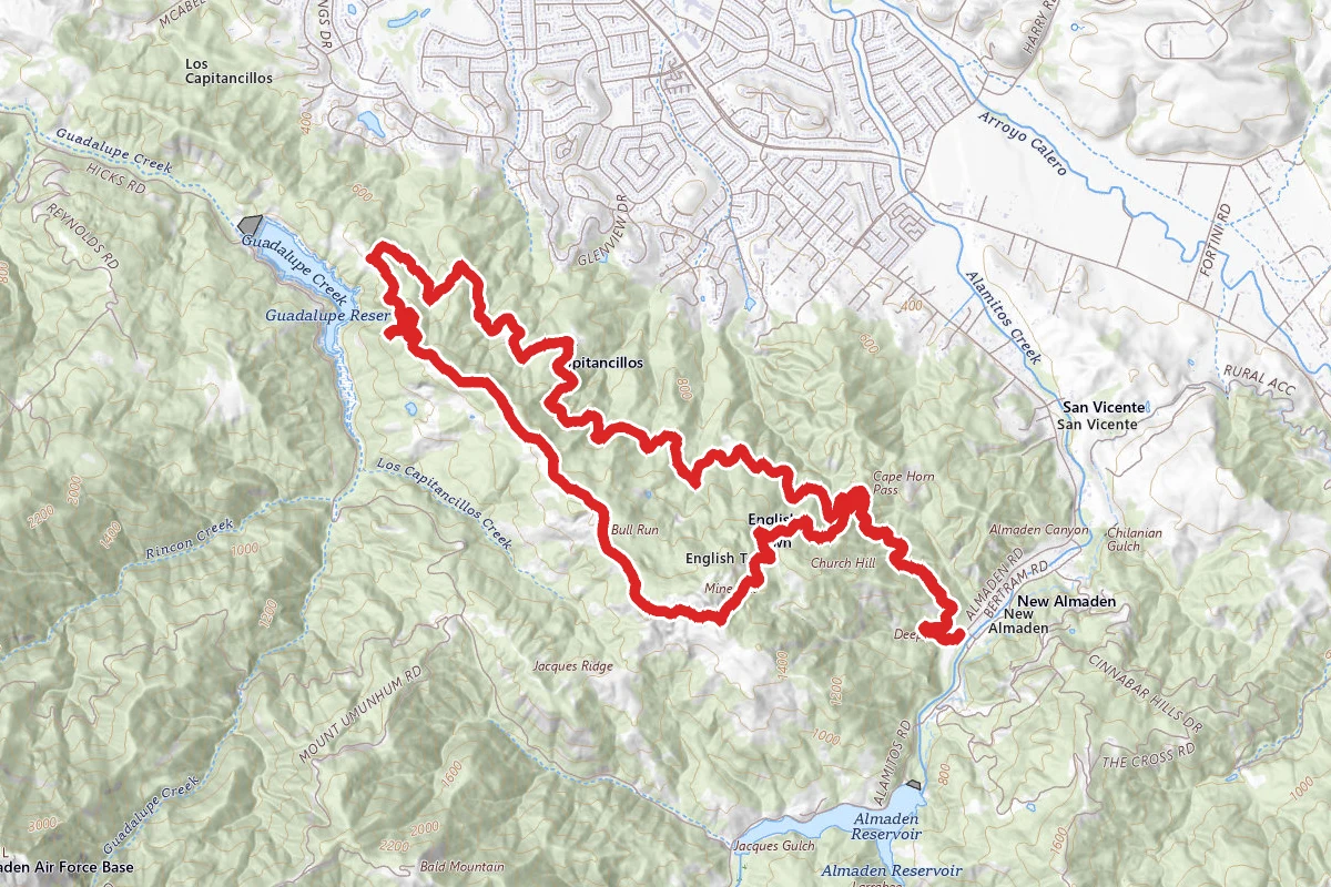 Castillero, Mine Hill, Randol Loop