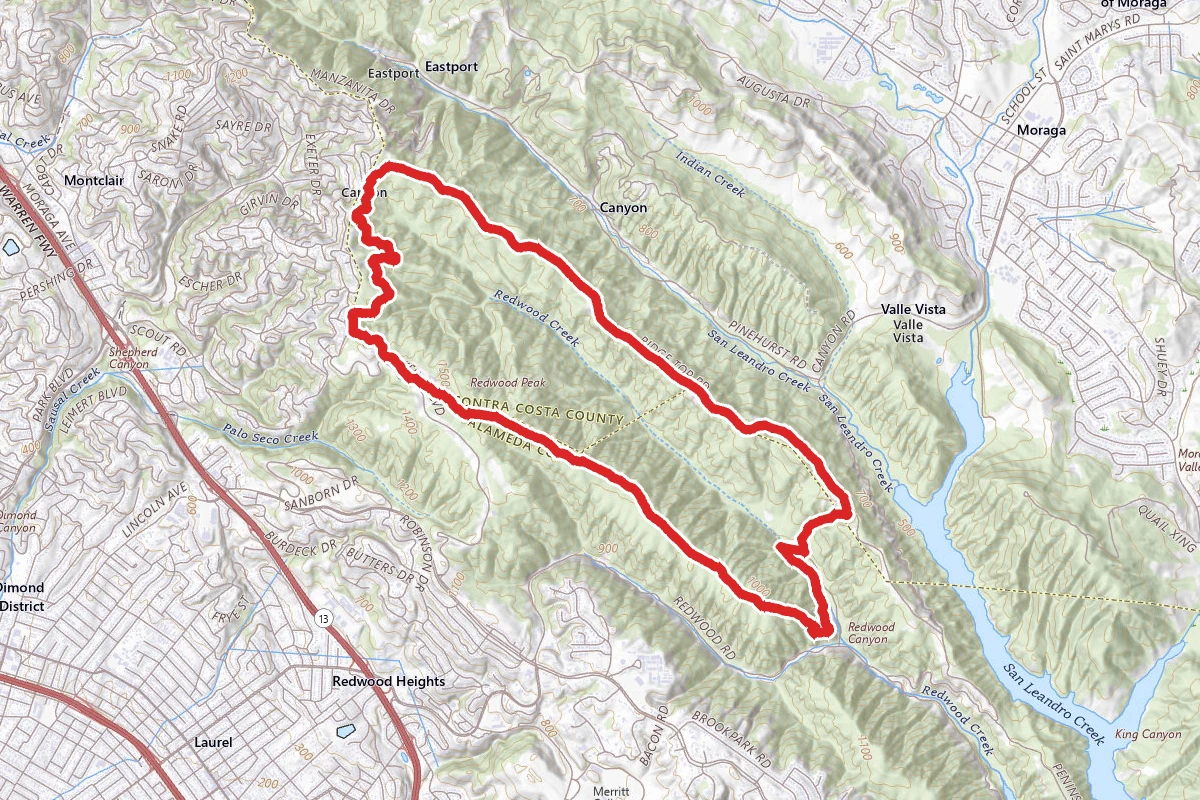 West Ridge and East Ridge Trail