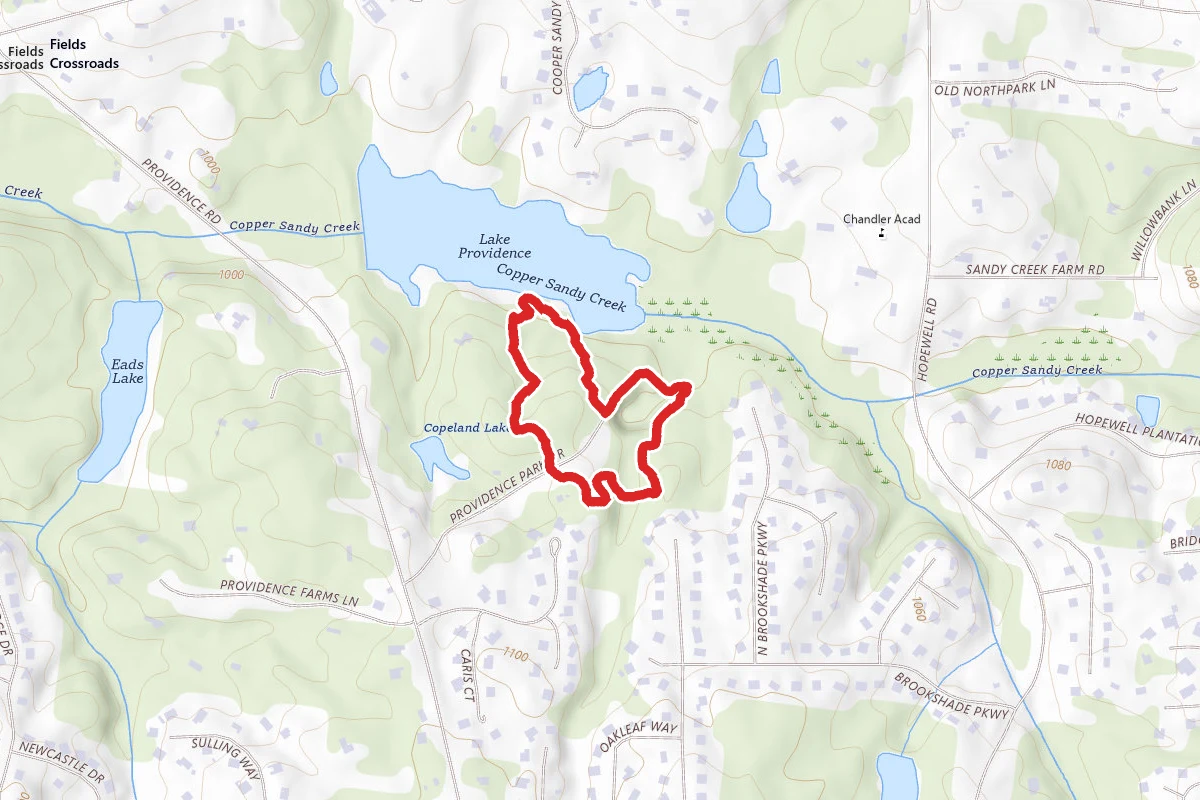 Providence Park Red and Blue Loop Trail