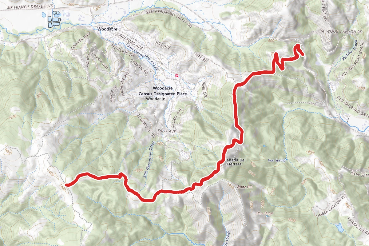 White Hill Fire Road