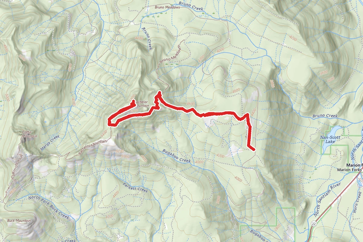 Bachelor Mountain via Bugaboo Ridge