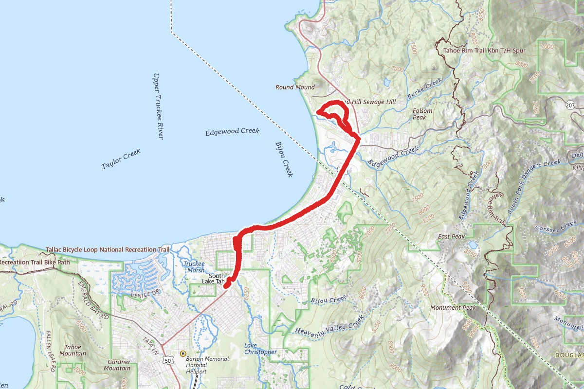 South Lake Tahoe Bike Trail