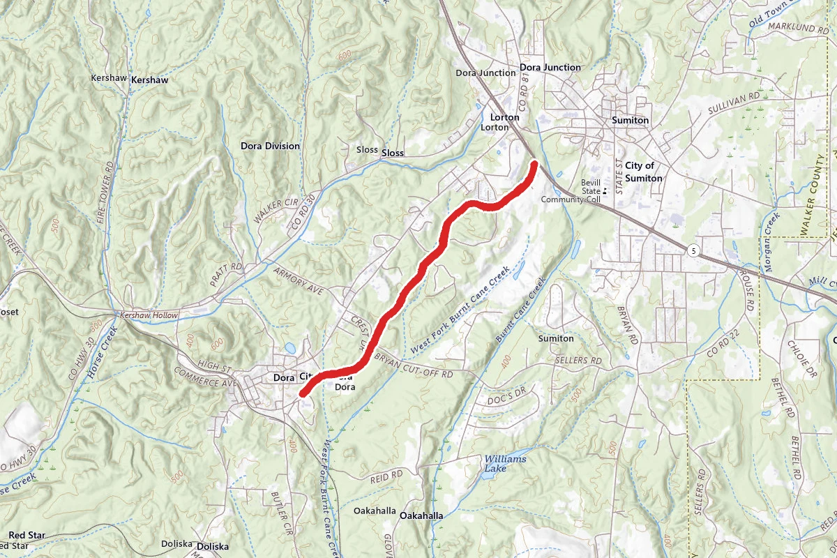 Horse Creek Walking Trail