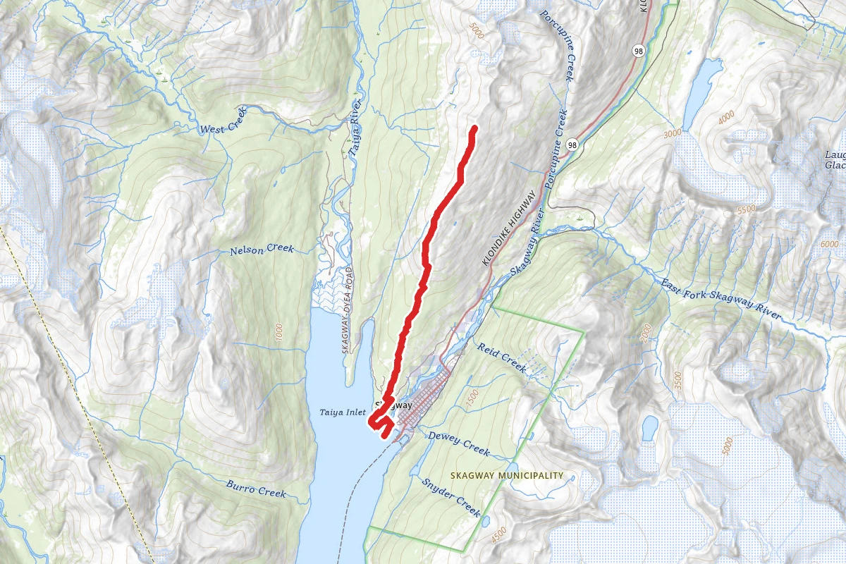 Skyline to Arctic Brotherhood (AB) Trail