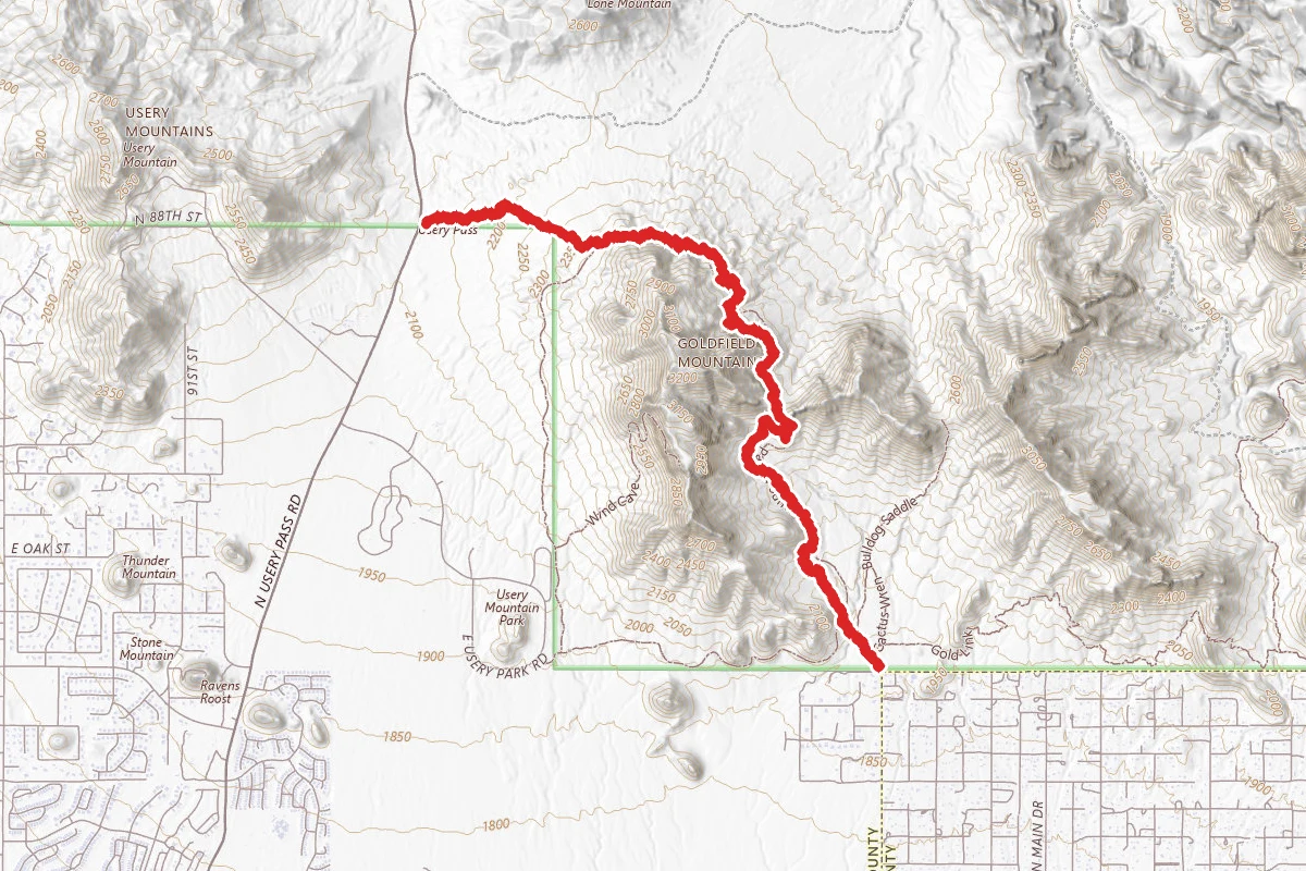 Usery Mountain Meridian Hike
