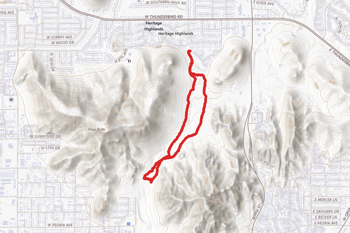 Charles M Christiansen Trail and Trail 306 Loop