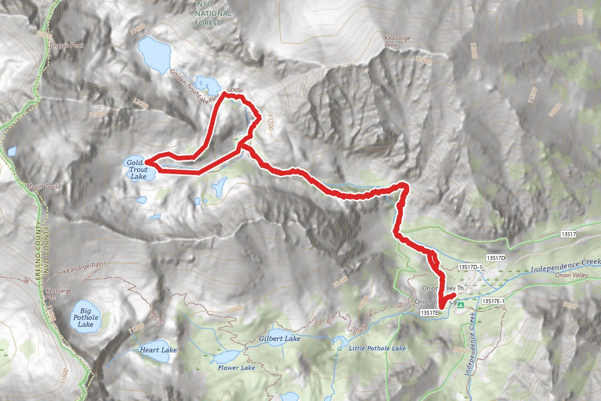 Golden Trout Lake Loop