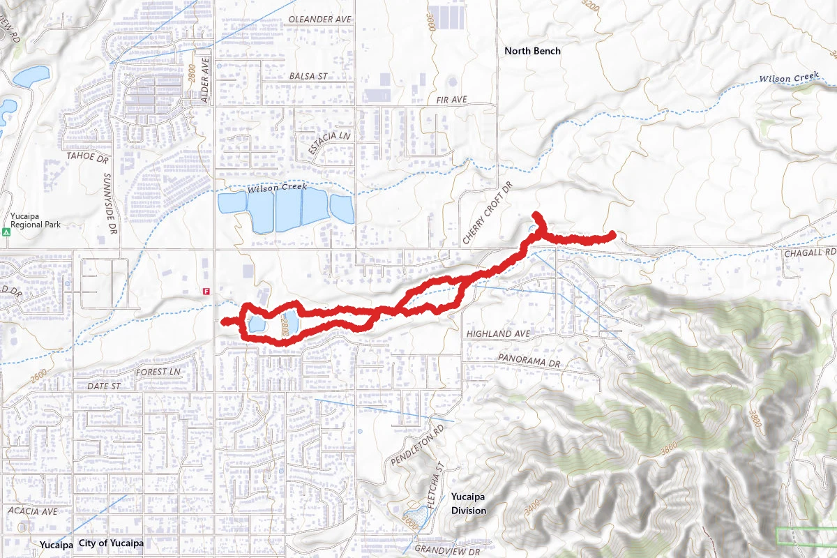Oak Glen Creek Basin Trail