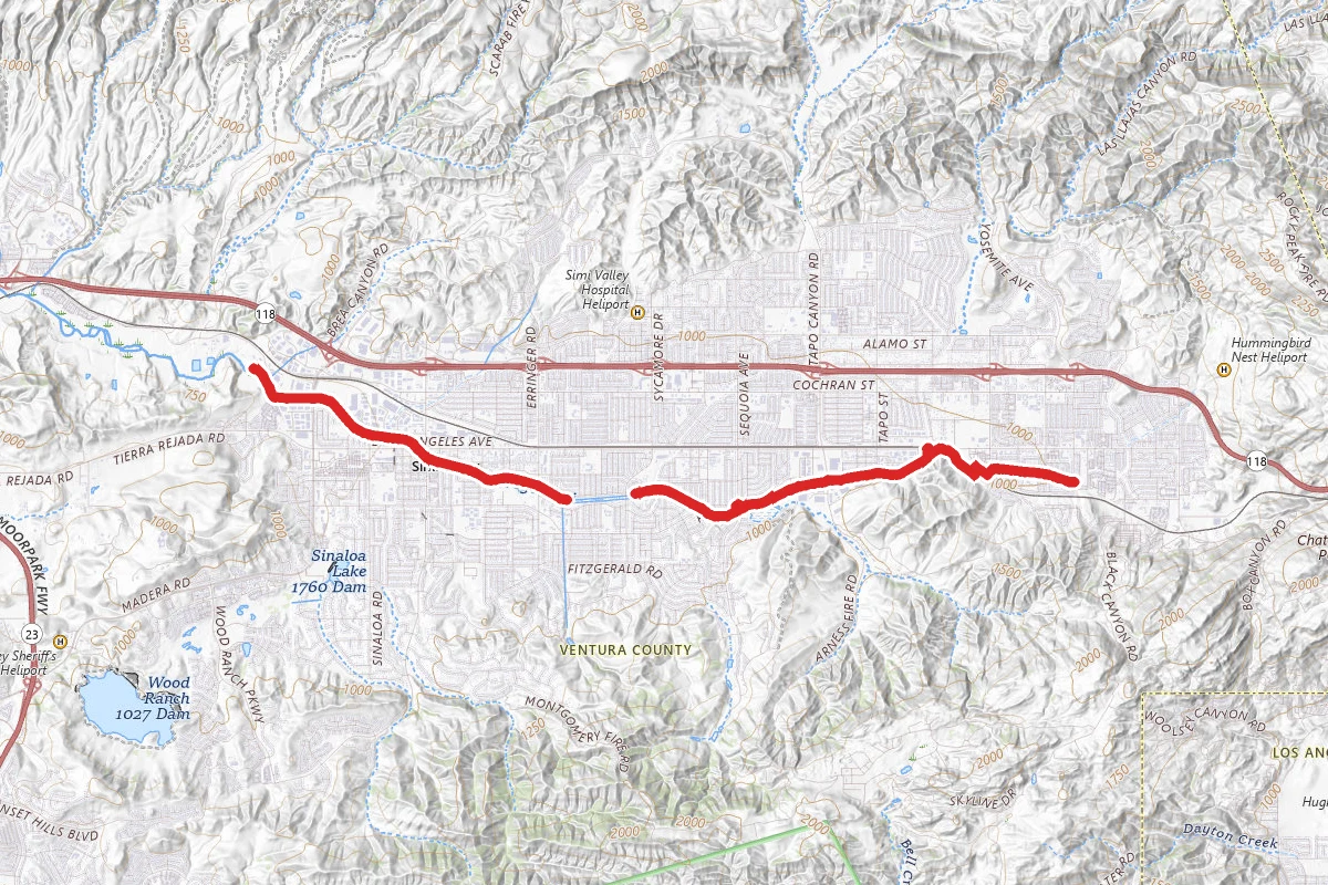 Arroyo Simi Bikeway