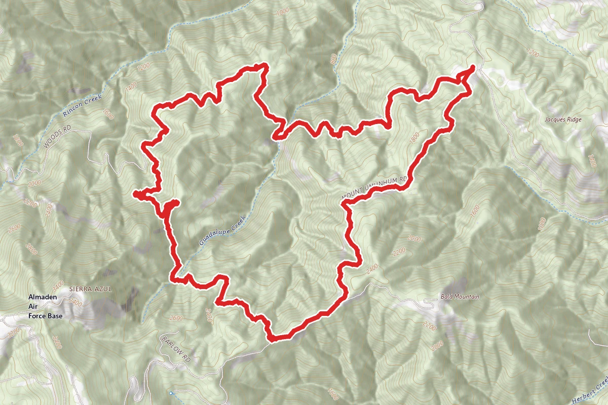 Woods Trail and Barlow Road Loop