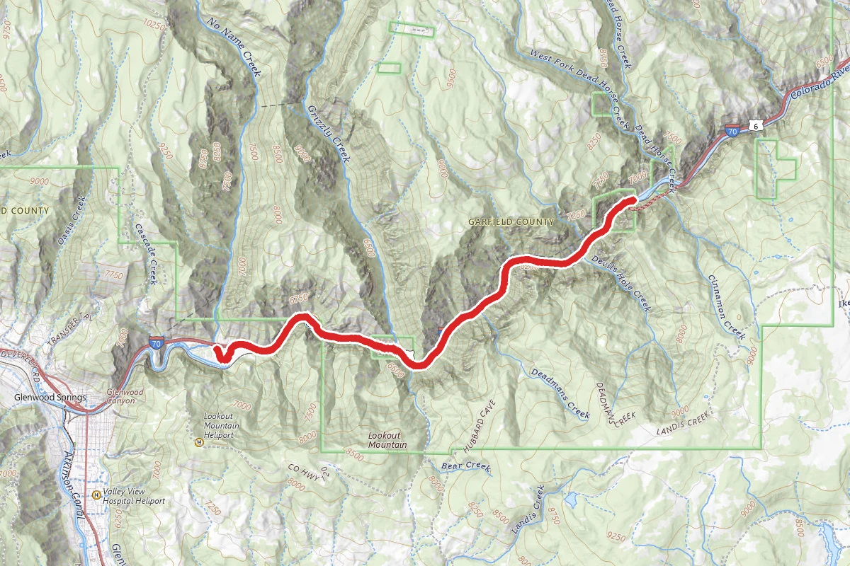 Glenwood Canyon Trail