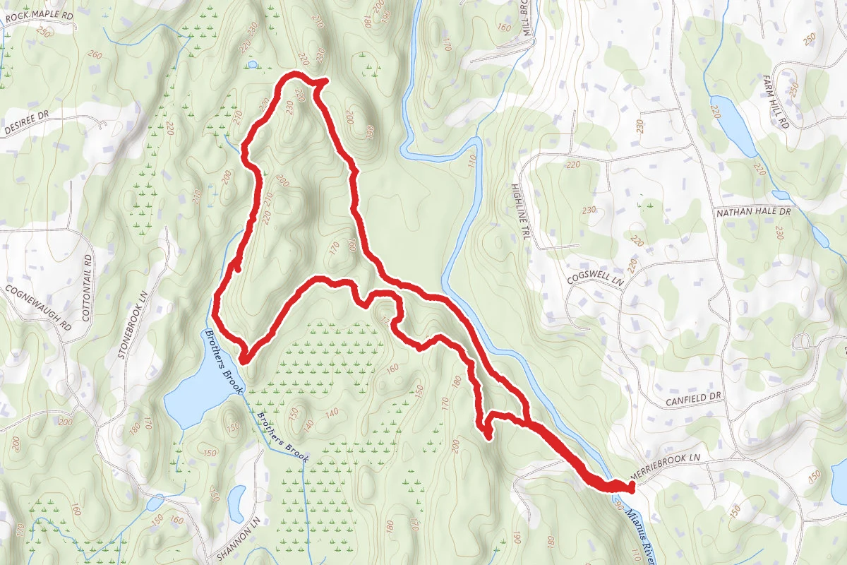 Ridge Run Trail to River Road Loop