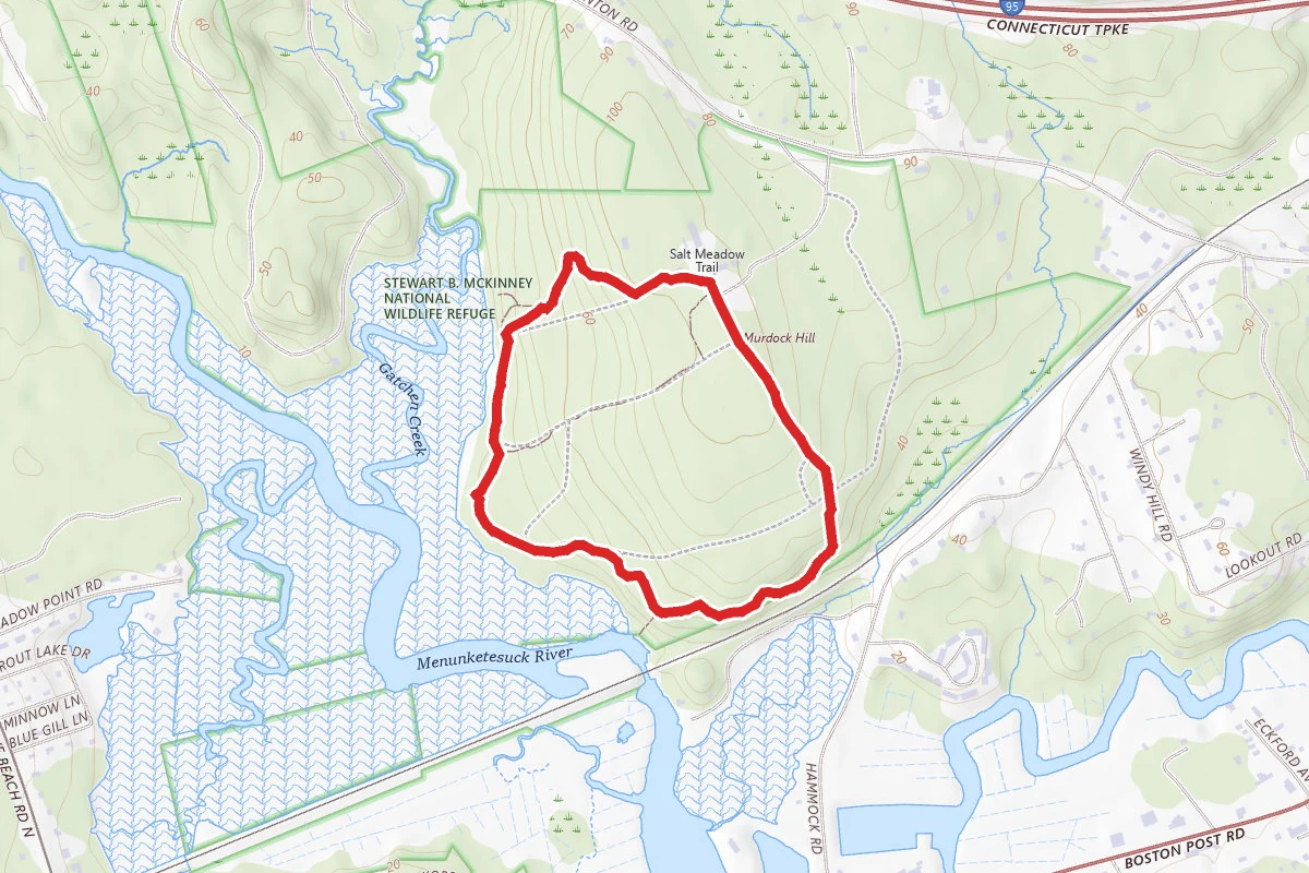McKinney National Wildlife Refuge (Saltmeadow Unit) Trail