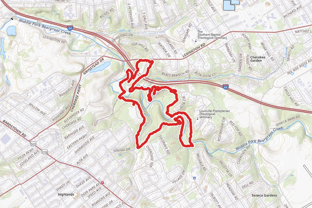 Cherokee Park Trail