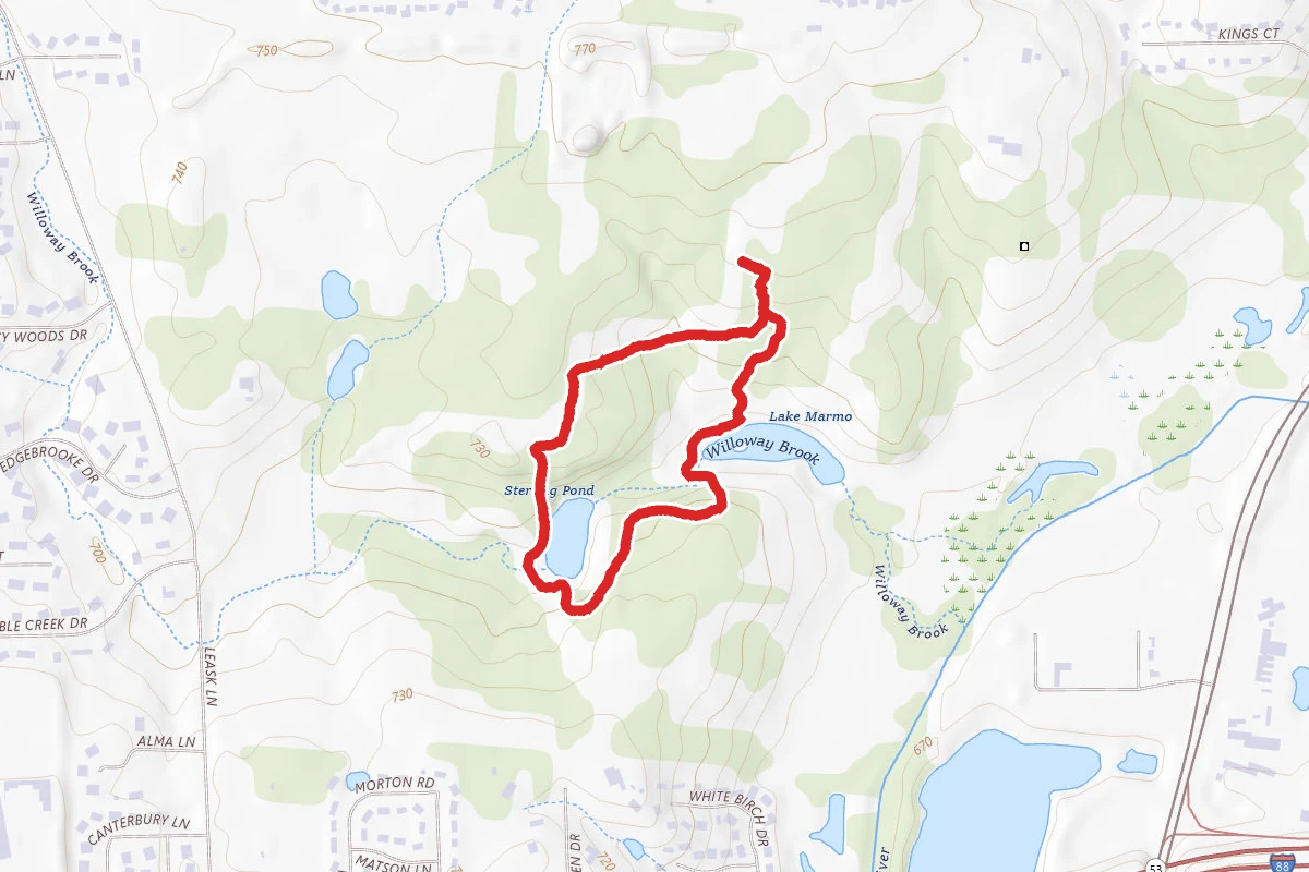 Morton Arboretum West Side Main Trail Loop 3