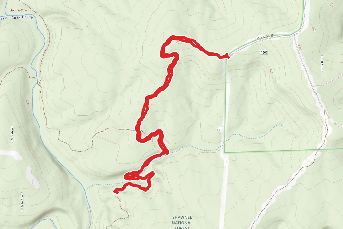 Lusk Creek and Secret Canyon Trail