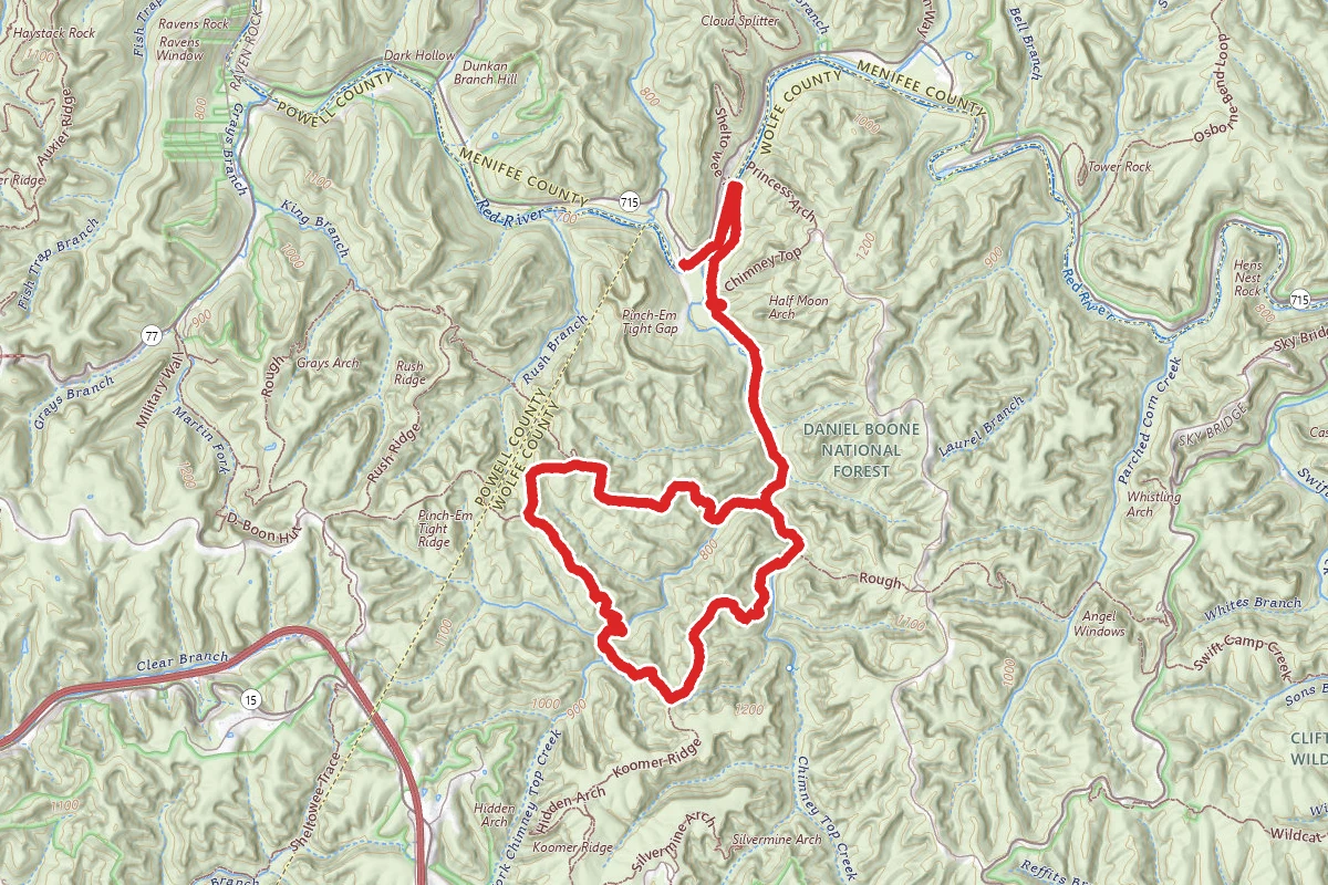 Red River Gorge East Loop