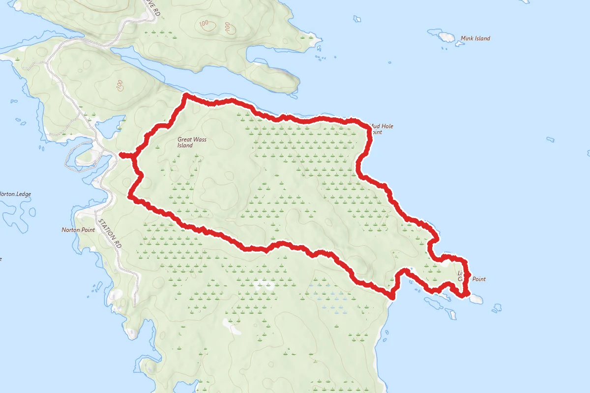 Little Cape Point and Mud Hole Trail Loop